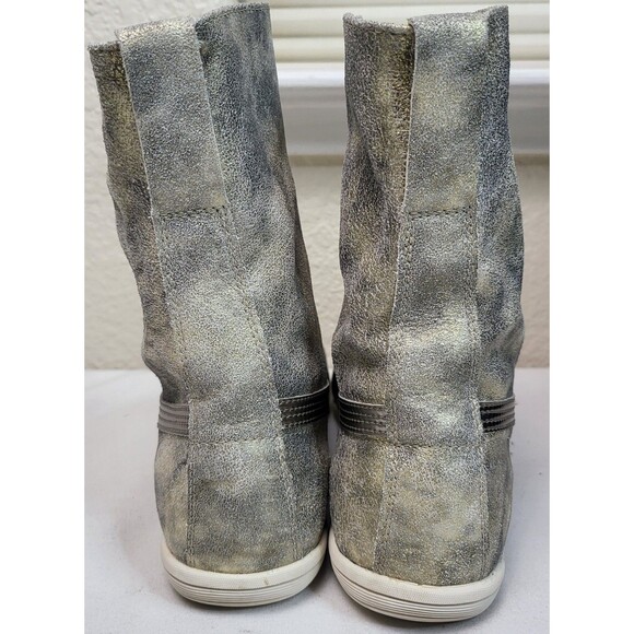 Puma Eskiva Womens Metallic Gold High Top Boxing Shoes Sneakers US 8 UK 5.5 - Picture 8 of 13